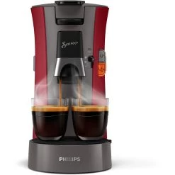 Philips Senseo Koffiepadapparaat CSA230/90 Select Rood/grijs 13 Philips Senseo Koffiepadapparaat CSA230/90 Select Rood/grijs -Koffie Kunst 212 2918 4 1