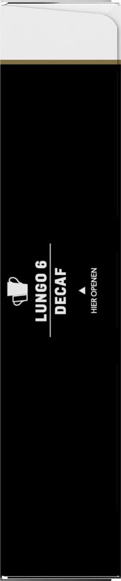 Douwe Egberts Lungo Decaf Koffiecups - Intensiteit 6/12 - 10 X 10 Capsules -Koffie Kunst 251x1200 1