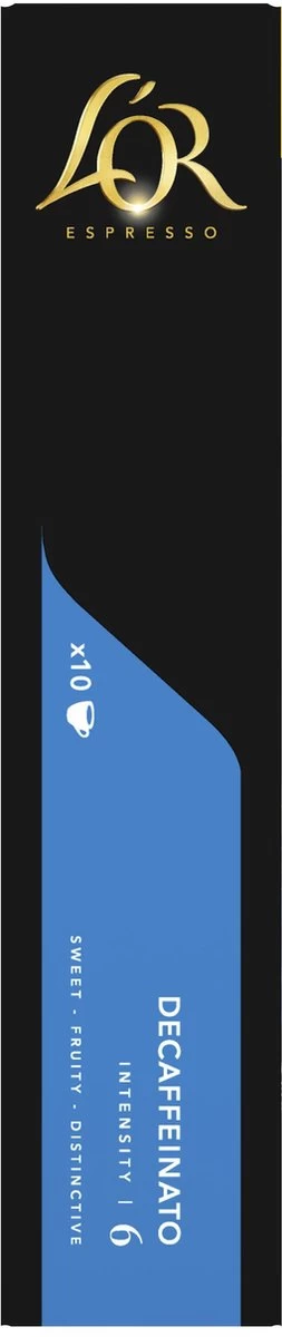 L'OR Espresso Decaffeinato (6) - 10 X 20 Koffiecups 4 L'OR Espresso Decaffeinato (6) - 10 X 20 Koffiecups - Afbeelding 2