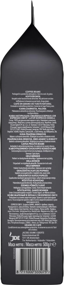 L'OR Espresso Onyx Koffiebonen (12) - 4 X 500 Gram 16 L'OR Espresso Onyx Koffiebonen (12) - 4 X 500 Gram -Koffie Kunst 273x1200 3