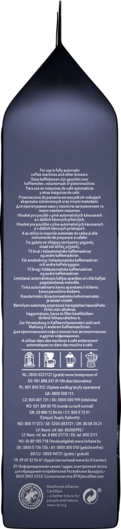 L'OR Espresso Fortissimo Koffiebonen (10) - 4 X 500 Gram -Koffie Kunst 276x1200 1