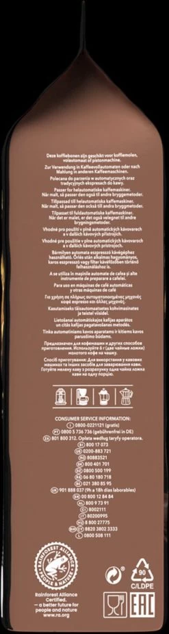 L'OR Forza Koffiebonen (9) - 4x 1000 Gram 10 L'OR Forza Koffiebonen (9) - 4x 1000 Gram -Koffie Kunst 320x1200 1