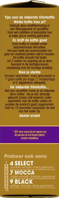 Douwe Egberts Excellent - Filterkoffie - 12 X 250 Gram -Koffie Kunst 362x1200 1