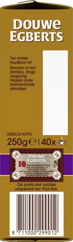 Douwe Egberts Excellent - Filterkoffie - 12 X 250 Gram -Koffie Kunst 363x1200