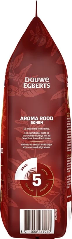 Douwe Egberts Aroma Rood Koffiebonen - 6 X 500 Gram -Koffie Kunst 364x1200 8