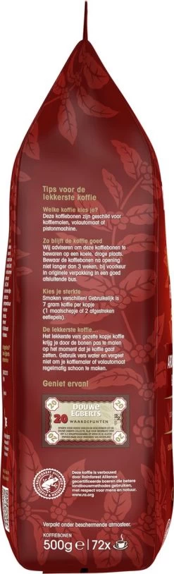 Douwe Egberts Aroma Rood Koffiebonen - 6 X 500 Gram -Koffie Kunst 364x1200 9