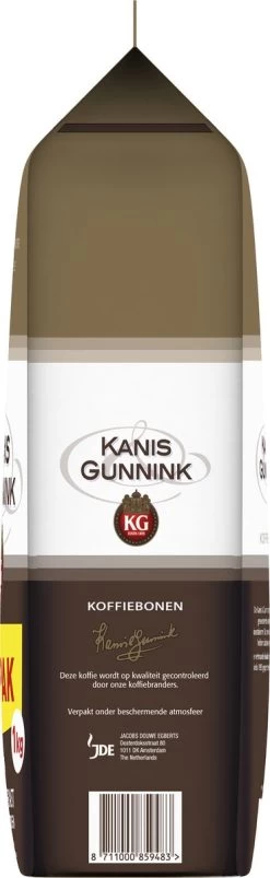 Kanis & Gunnink Medium Roast Koffiebonen - 4 X 1000 Gram - Voordeelverpakking 12 Kanis & Gunnink Medium Roast Koffiebonen - 4 X 1000 Gram - Voordeelverpakking -Koffie Kunst 369x1200 1