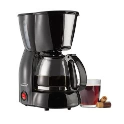 4 Cup Coffee Maker In Black -Koffie Kunst 4 Cup Coffee Maker in Black 2