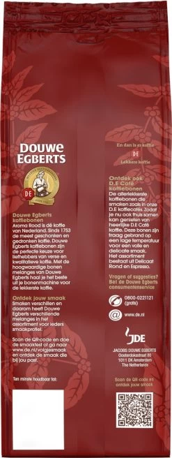 Douwe Egberts Aroma Rood Koffiebonen - 6 X 500 Gram -Koffie Kunst 452x1200 3