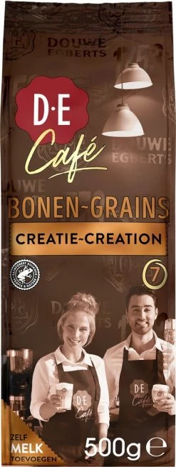 Douwe Egberts D.E Café Creatie Koffiebonen - 7/9 Intensiteit - 4 X 500 Gram 9 Douwe Egberts D.E Café Creatie Koffiebonen - 7/9 Intensiteit - 4 X 500 Gram -Koffie Kunst 453x1200 1