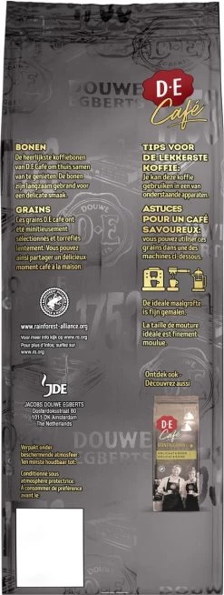 Douwe Egberts D.E Café Espresso Koffiebonen - Intensiteit 7/9 - 4 X 500 Gram 13 Douwe Egberts D.E Café Espresso Koffiebonen - Intensiteit 7/9 - 4 X 500 Gram -Koffie Kunst 453x1200 14