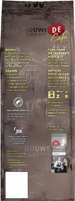 Douwe Egberts D.E Café Delicaat Rond Koffiebonen - Intensiteit 5/9 - 4 X 500 Gram -Koffie Kunst 453x1200 17
