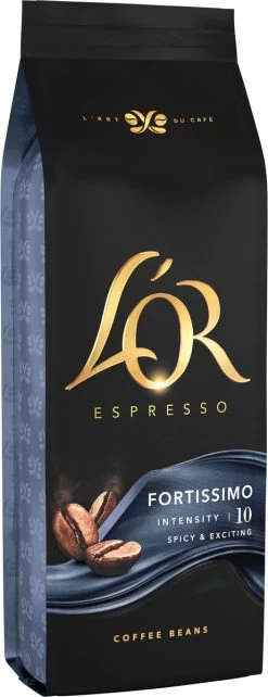 L'OR Espresso Fortissimo Koffiebonen (10) - 4 X 500 Gram -Koffie Kunst 462x1200 3