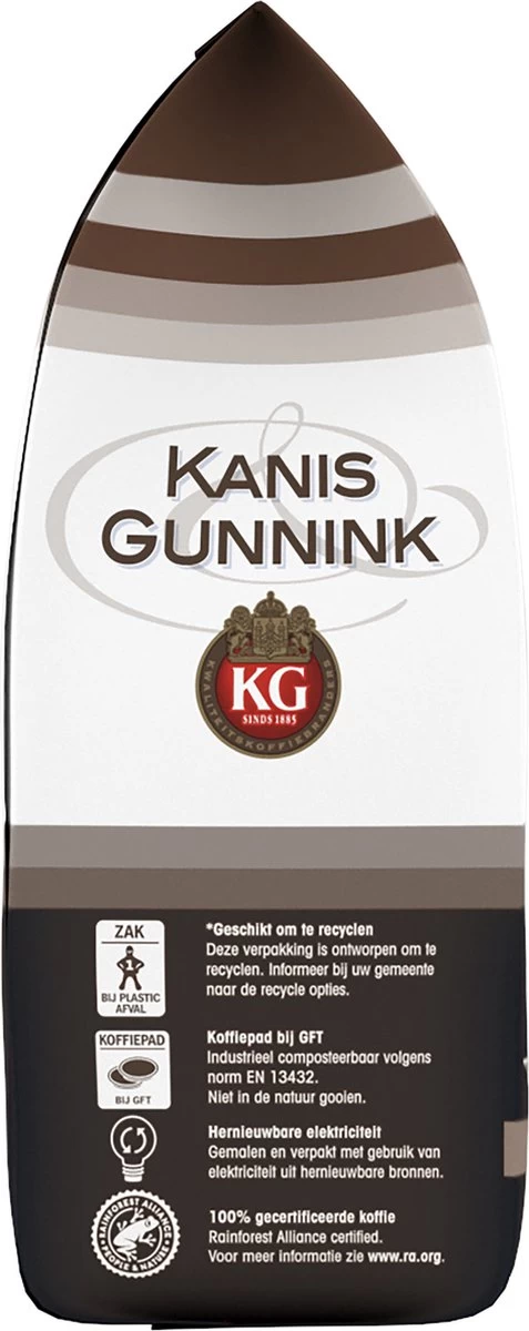 Kanis & Gunnink Dark Roast Koffiepads - 10 X 36 Pads 6 Kanis & Gunnink Dark Roast Koffiepads - 10 X 36 Pads - Afbeelding 4