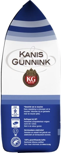 Kanis & Gunnink Cafeïnevrij Koffiepads - 10 X 36 Pads -Koffie Kunst 484x1200