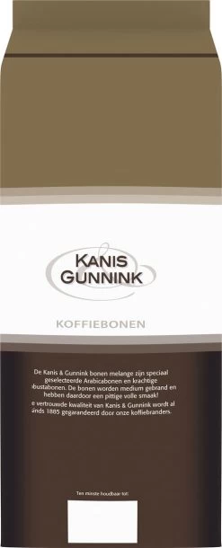 Kanis & Gunnink Medium Roast Koffiebonen - 4 X 1000 Gram - Voordeelverpakking 10 Kanis & Gunnink Medium Roast Koffiebonen - 4 X 1000 Gram - Voordeelverpakking -Koffie Kunst 486x1200
