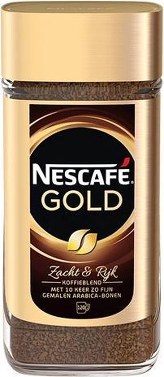 Nescafe Gold Oploskoffie - 200 Gram 3 Nescafe Gold Oploskoffie - 200 Gram