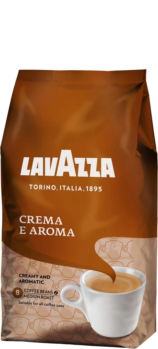 Lavazza Crema Aroma Koffiebonen 1kg X2 4 Lavazza Crema Aroma Koffiebonen 1kg X2 - Afbeelding 2