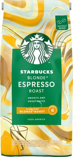 Starbucks Blonde Espresso Roast Koffiebonen - 4 Zakken à 450 Gram -Koffie Kunst 558x1200