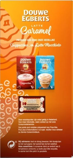 Douwe Egberts Verwenkoffie Latte Caramel Oploskoffie - 5 X 8 Zakjes 16 Douwe Egberts Verwenkoffie Latte Caramel Oploskoffie - 5 X 8 Zakjes -Koffie Kunst 560x1200 2
