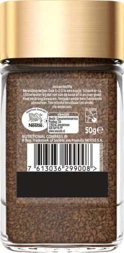 Nescafé Gold Oploskoffie - 12 Potten à 50 Gram -Koffie Kunst 588x1200 1