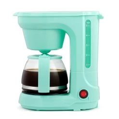 5CUP Coffee Maker - Space-Saving Design, Auto Pause And Serve, Removable Filter Basket, BLACK -Koffie Kunst 5CUP Coffee Maker Space Saving Design2C Auto Pause and Serve2C Removable Filter Basket2C BLACK 11