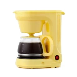5CUP Coffee Maker - Space-Saving Design, Auto Pause And Serve, Removable Filter Basket, BLACK -Koffie Kunst 5CUP Coffee Maker Space Saving Design2C Auto Pause and Serve2C Removable Filter Basket2C BLACK 16