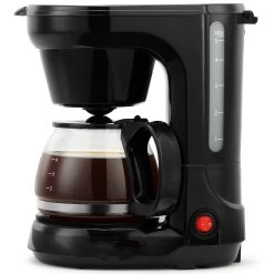 5CUP Coffee Maker - Space-Saving Design, Auto Pause And Serve, Removable Filter Basket, BLACK -Koffie Kunst 5CUP Coffee Maker Space Saving Design2C Auto Pause and Serve2C Removable Filter Basket2C BLACK 3