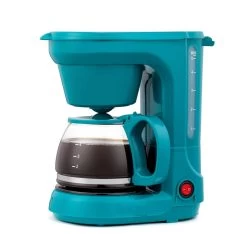 5CUP Coffee Maker - Space-Saving Design, Auto Pause And Serve, Removable Filter Basket, BLACK -Koffie Kunst 5CUP Coffee Maker Space Saving Design2C Auto Pause and Serve2C Removable Filter Basket2C BLACK 8