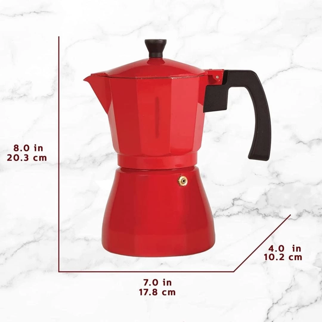 6-Cup Aluminum Espresso Maker 16 6-Cup Aluminum Espresso Maker - Afbeelding 14