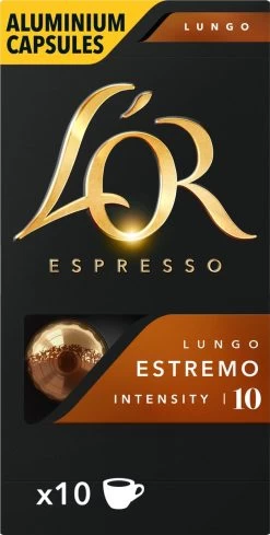 L'OR Lungo Estremo Koffiecups - Intensiteit 10/12 - 10 X 10 Capsules 22 L'OR Lungo Estremo Koffiecups - Intensiteit 10/12 - 10 X 10 Capsules -Koffie Kunst 606x1200 4