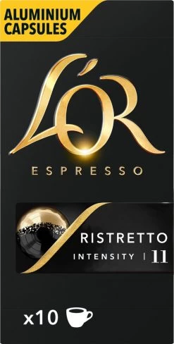 L'OR Espresso Ristretto (11) - 10 X 10 Koffiecups 20 L'OR Espresso Ristretto (11) - 10 X 10 Koffiecups -Koffie Kunst 607x1200 1