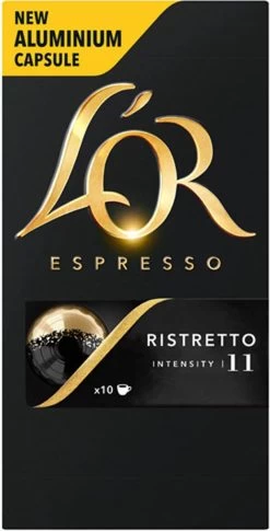L'OR Espresso Ristretto (11) - 10 X 10 Koffiecups 23 L'OR Espresso Ristretto (11) - 10 X 10 Koffiecups -Koffie Kunst 611x1200