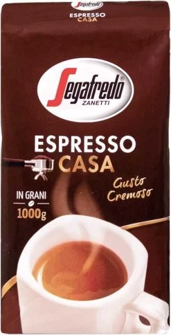 Segafredo Espresso Casa Koffiebonen - 1 Kg -Koffie Kunst 613x1200
