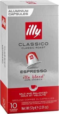 Illy Espresso Classico Koffiecups - Intensiteit 5/9 - 10 X 10 Capsules -Koffie Kunst 621x1200 3