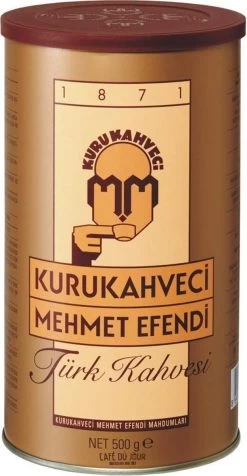 Turkse Koffie Kurukahveci Mehmet Efendi 500 Gram Gemalen Koffie