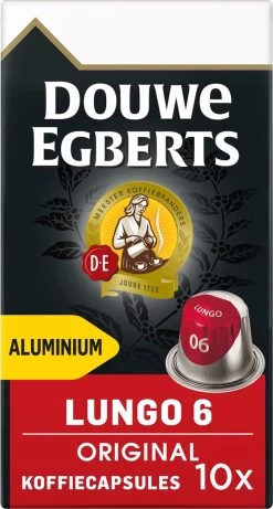 Douwe Egberts Lungo Original Koffiecups - Intensiteit 6/12 - 10 X 10 Capsules 18 Douwe Egberts Lungo Original Koffiecups - Intensiteit 6/12 - 10 X 10 Capsules -Koffie Kunst 643x1200 3