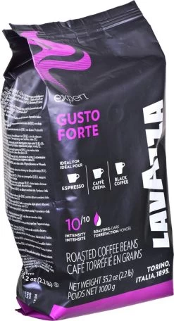 Lavazza Expert Gusto Forte - Koffiebonen - 1 Kilo -Koffie Kunst 650x1200