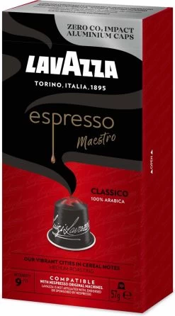 LAVAZZA Classico 100 Stuks -Koffie Kunst 664x1200