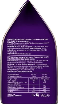 Senseo Cappuccino Choco Koffiepads - 2/9 Intensiteit - 4 X 8 Pads 16 Senseo Cappuccino Choco Koffiepads - 2/9 Intensiteit - 4 X 8 Pads -Koffie Kunst 668x1200 3