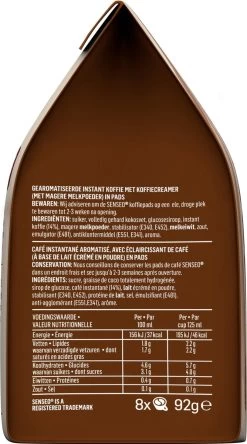 Senseo Cappuccino Koffiepads - 2/9 Intensiteit - 10 X 8 Pads 18 Senseo Cappuccino Koffiepads - 2/9 Intensiteit - 10 X 8 Pads -Koffie Kunst 668x1200 6