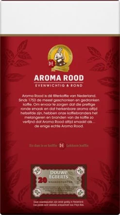 Douwe Egberts Aroma Rood Filterkoffie - 6 X 500 Gram -Koffie Kunst 669x1200 4