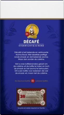 Douwe Egberts Decafé Filterkoffie - 6 X 500 Gram 13 Douwe Egberts Decafé Filterkoffie - 6 X 500 Gram -Koffie Kunst 669x1200 6