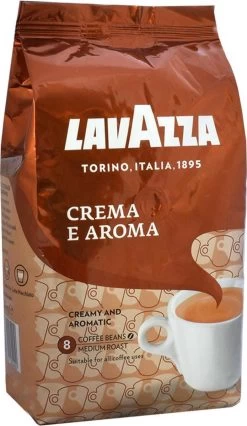 Lavazza Crema E Aroma Koffiebonen -Koffie Kunst 695x1200