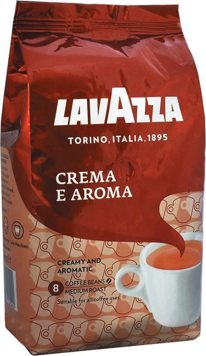 Lavazza Crema E Aroma Koffiebonen - 6 X 1 Kg 7 Lavazza Crema E Aroma Koffiebonen - 6 X 1 Kg - Afbeelding 5