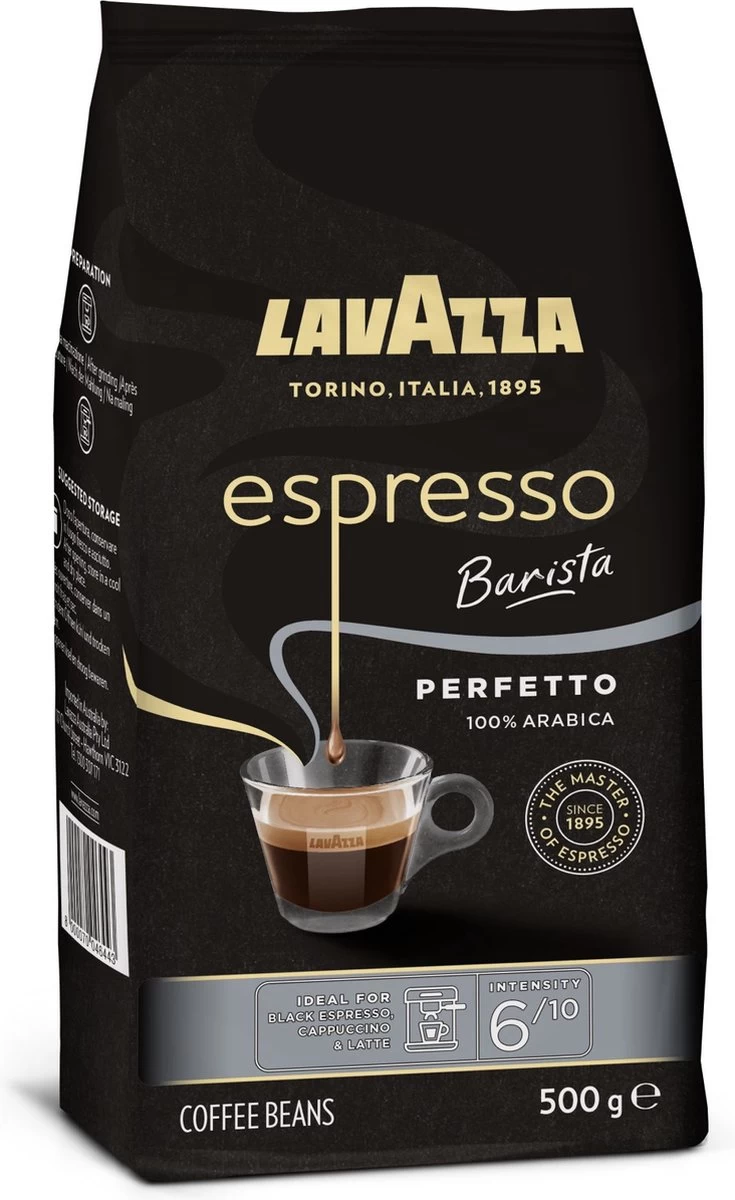 Lavazza Espresso Barista Perfetto Koffiebonen - 500 Gram X4 5 Lavazza Espresso Barista Perfetto Koffiebonen - 500 Gram X4 - Afbeelding 3