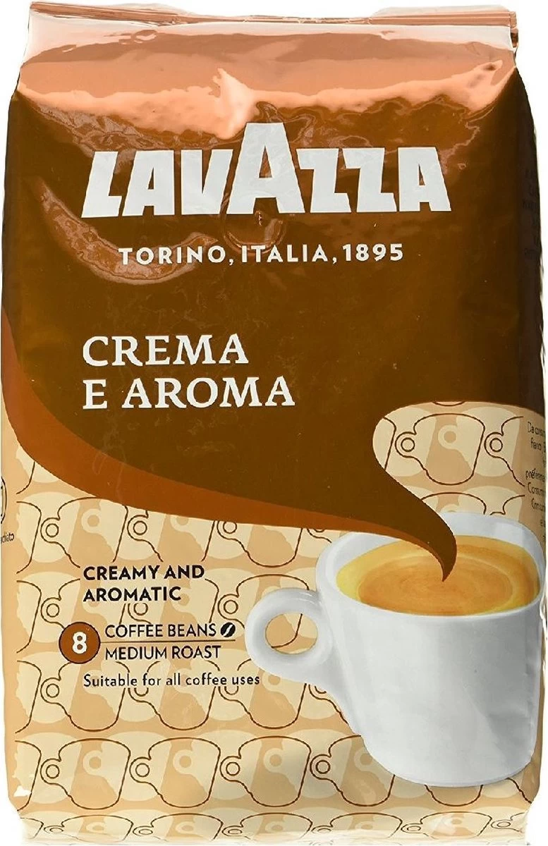 Lavazza Crema E Aroma Koffiebonen - 6 X 1 Kg 4 Lavazza Crema E Aroma Koffiebonen - 6 X 1 Kg - Afbeelding 2