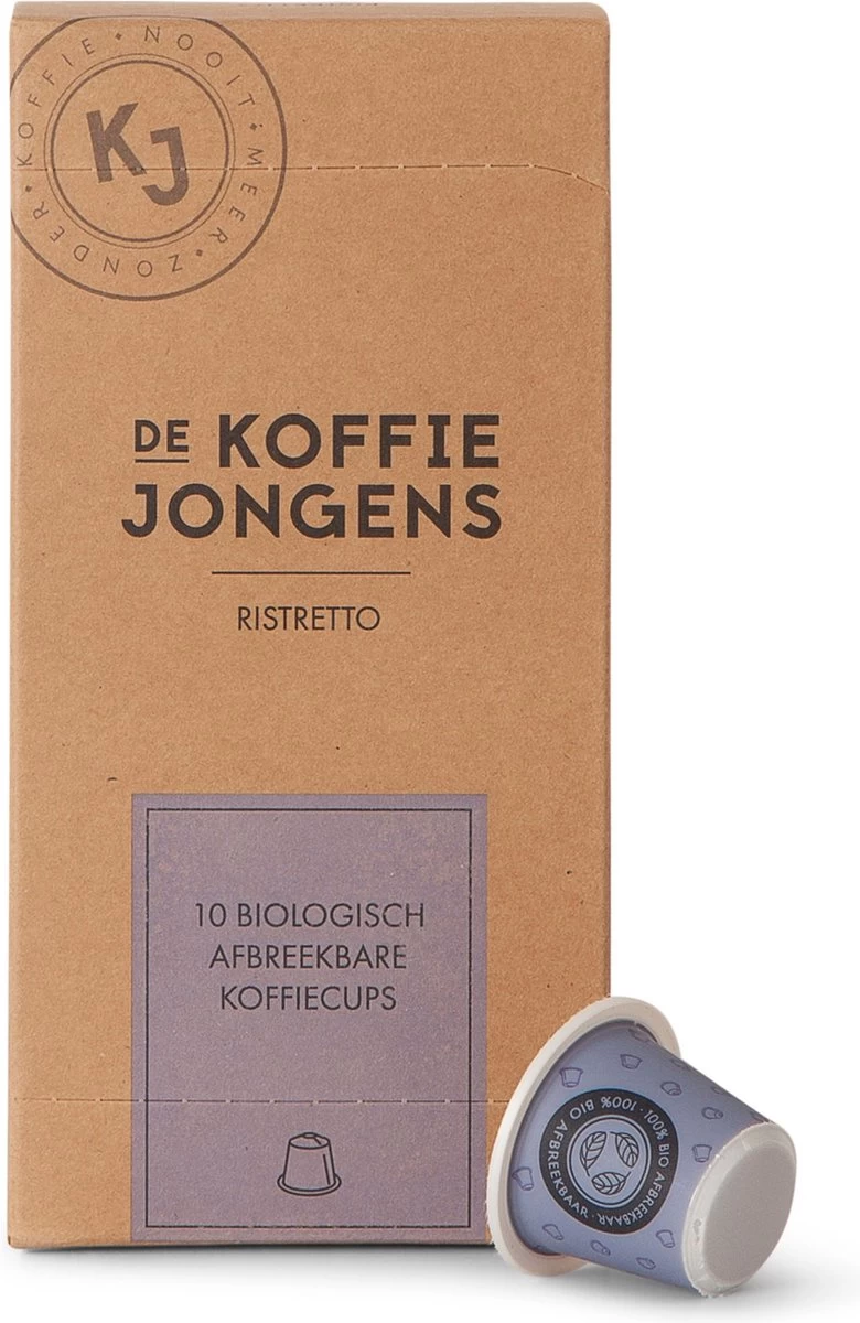 Biologisch Afbreekbare Koffiecups - Ristretto 60x - De Koffiejongens 3 Biologisch Afbreekbare Koffiecups - Ristretto 60x - De Koffiejongens