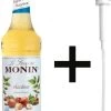 Monin Hazelnoot Suikervrij 70cl Koffiesiroop Met Doseer Pompje 1 Monin Hazelnoot Suikervrij 70cl Koffiesiroop Met Doseer Pompje -Koffie Kunst 784x1200