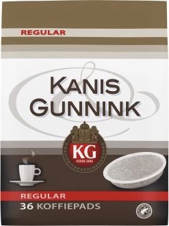 Kanis & Gunnink Regular Koffiepads - 10 X 36 Pads -Koffie Kunst 898x1200 1